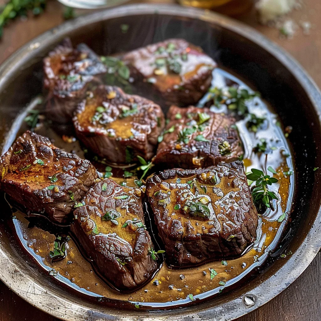 Cowboy Butter Steak Bites