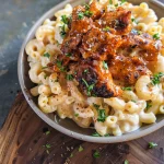 Creamy Honey Pepper Chicken Mac and Cheese Delight