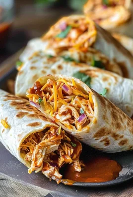 Crispy BBQ Chicken Wraps
