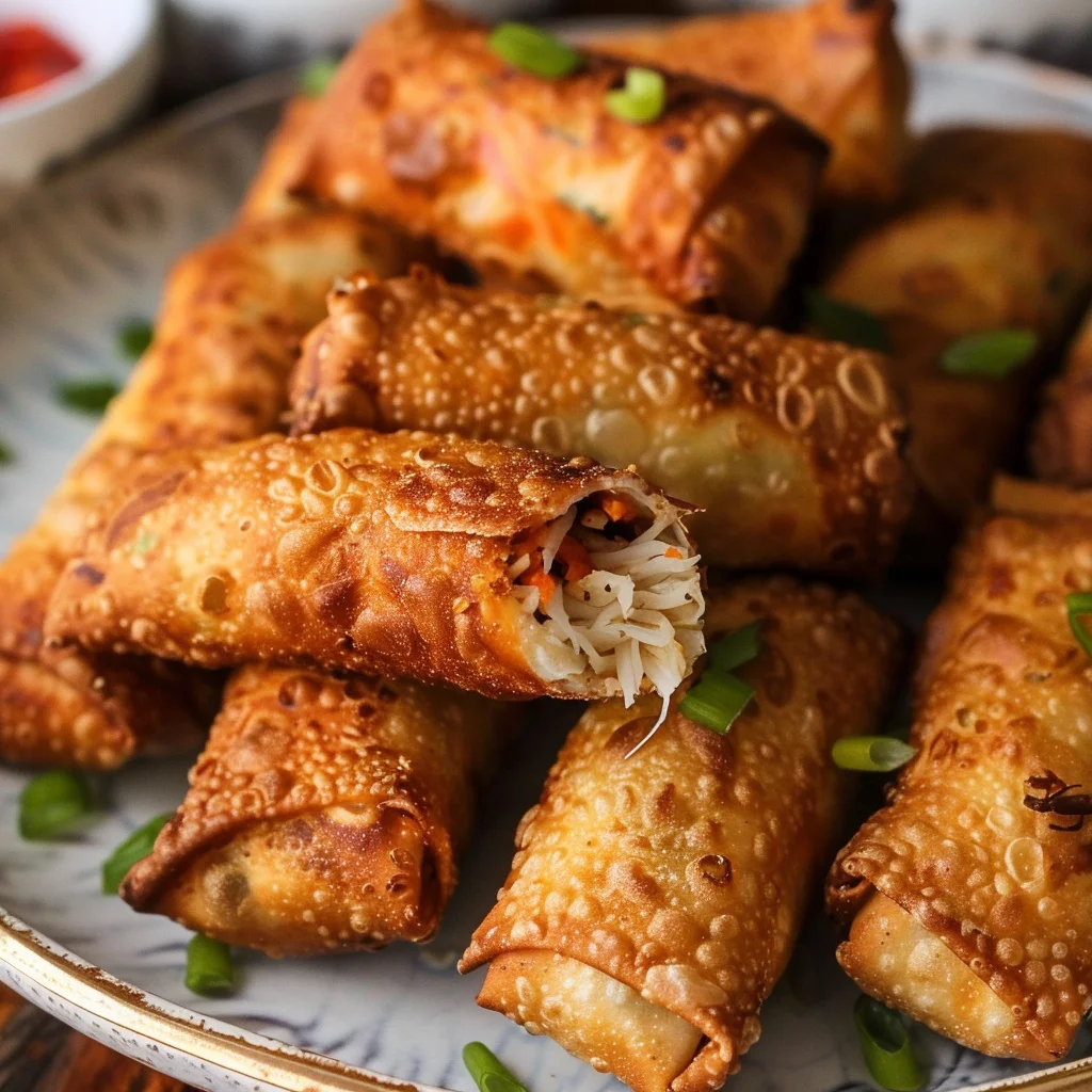Crispy Crab Cake Egg Rolls: A Savory Seafood Snack Delight