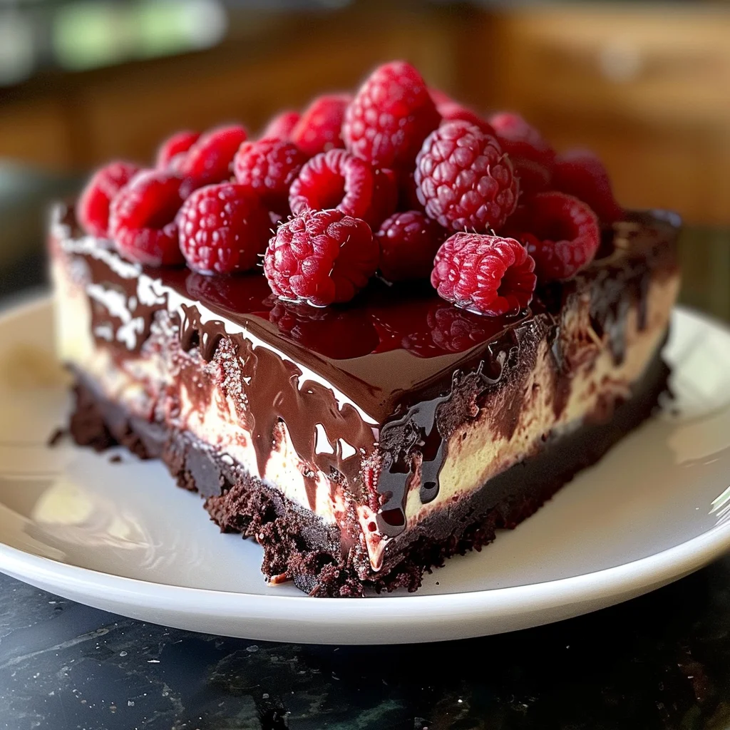 Dark Chocolate Raspberry Cheesecake: Indulge in a Decadent Dessert Delight