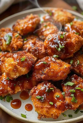 Delicious Baked Honey BBQ Popcorn Chicken Recipe