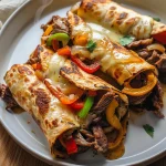 Delicious Keto Philly Cheesesteak Roll Ups