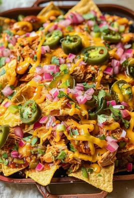 Easy Sheet Pan BBQ Chicken Nachos