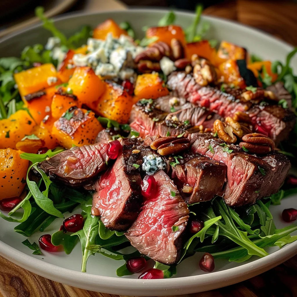 Fall Harvest Steak Salad