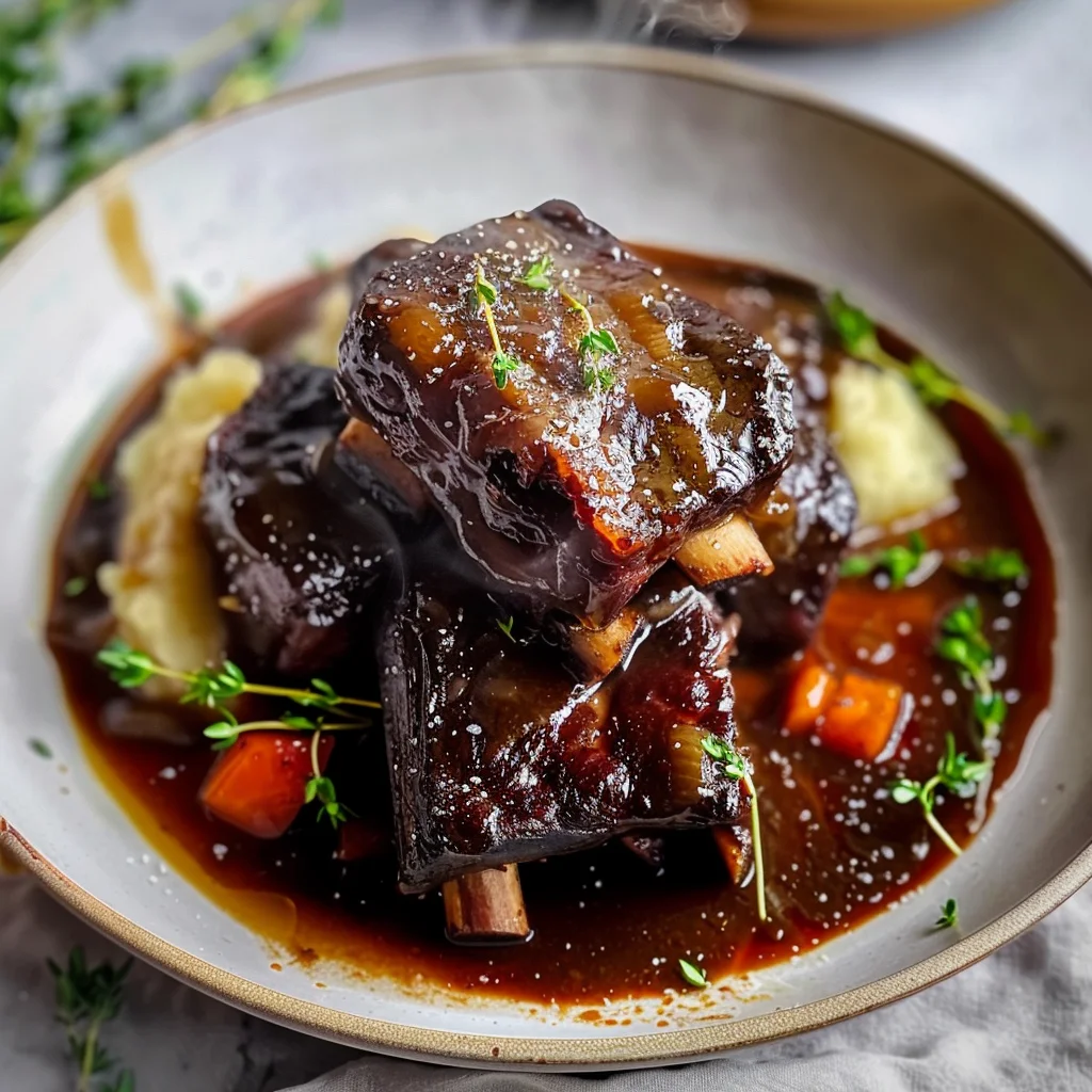 Flavorful Beef Short Ribs in Dutch Oven