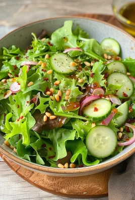 Fresh Mixed Greens Side Salad (for Steak, Pasta, & More!)