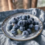 Frozen Yogurt Covered Blueberries