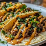 Garlic Butter Honey BBQ Tacos