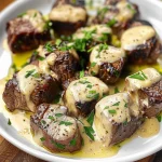 Garlic Butter Steak Bites with Parmesan Cream Sauce: A Flavorful, Easy Recipe