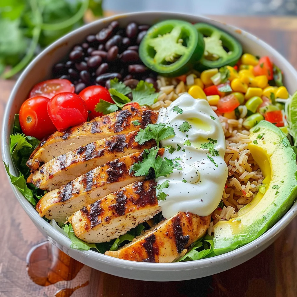 Grilled Chicken Burrito Bowl