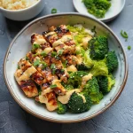 Grilled Chicken & Broccoli Bowls With Creamy Garlic Sauce Delight Your Taste Buds!