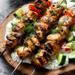 Grilled Chicken with Yogurt Sauce