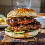 Grilled Korean BBQ Chicken Sandwich