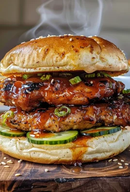Grilled Korean BBQ Chicken Sandwich