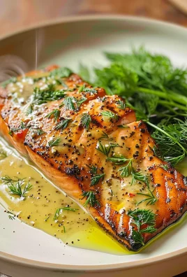 Grilled Salmon with Dijon Mustard Sauce: A Flavorful Delight!