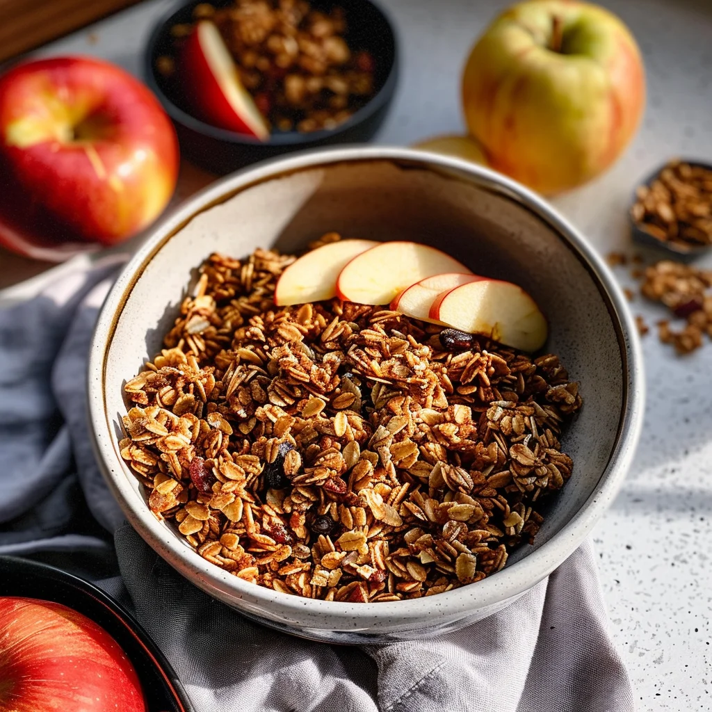 Healthy Apple Pie Granola