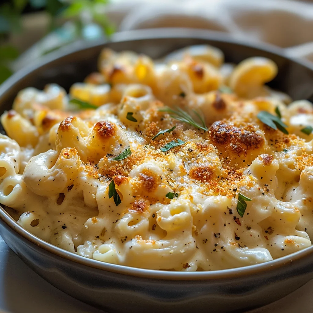 High Protein Cottage Cheese Mac and Cheese