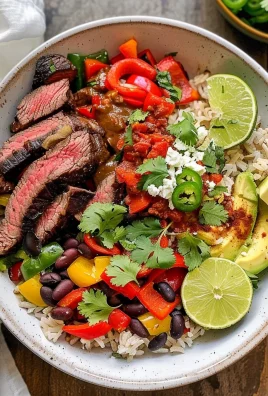 High Protein Steak Fajita Bowl