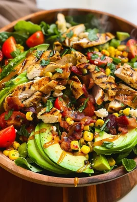 Honey Mustard Chicken Salad with Avocado, Bacon & Goat Cheese