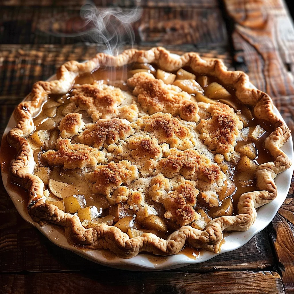 Hot Buttered Rum Apple Pie