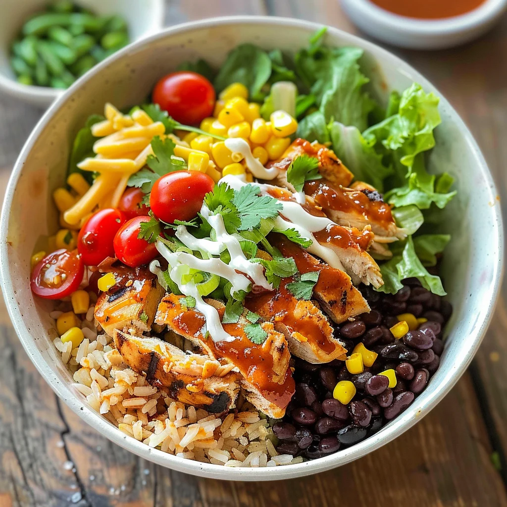 Irresistible High Protein BBQ Ranch Chicken Bowl Recipe