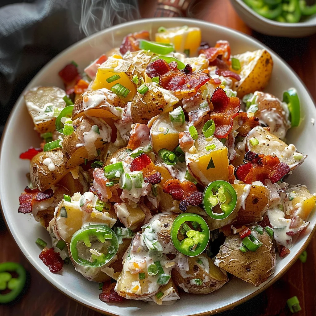 Jalapeno Popper Roasted Potato Salad