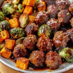 Korean BBQ Meatballs and Vegetables