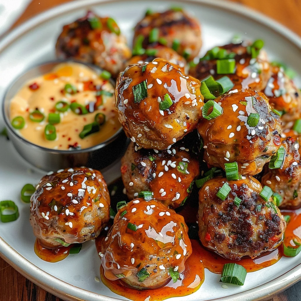 Korean BBQ Meatballs with Spicy Mayo Dip: An Incredible 7-Step Recipe