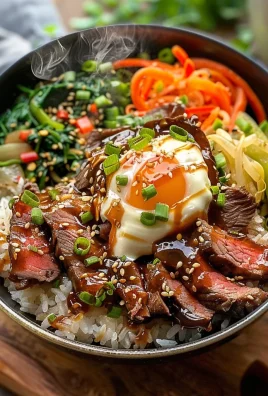 Korean BBQ Steak Rice Bowls with Spicy Cream Sauce: An Incredible Ultimate Recipe