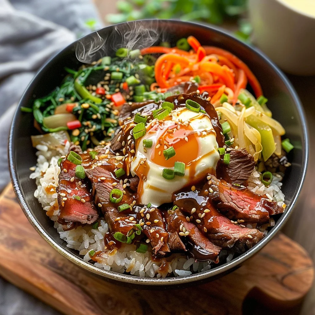 Korean BBQ Steak Rice Bowls with Spicy Cream Sauce: An Incredible Ultimate Recipe