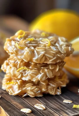 Lemon Oatmeal No-Bake Cookies