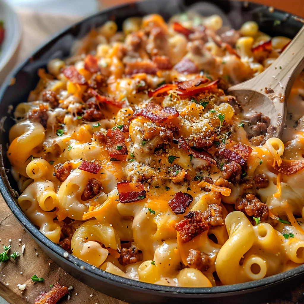 Loaded Bacon Cheeseburger Pasta You'll Crave Again and Again