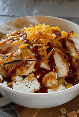 Macro Friendly BBQ Ranch Chicken Bowl with 42g of Protein