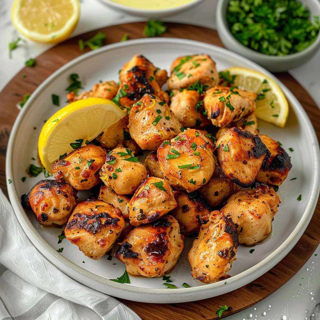 Make Flavorful Air Fryer Lemon Chicken Bites in Just 10 Minutes!