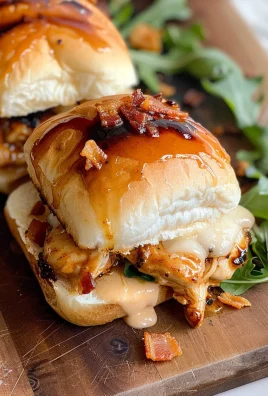 Maple Chicken Bacon Sliders