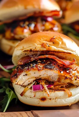 Maple Chicken & Bacon Sliders