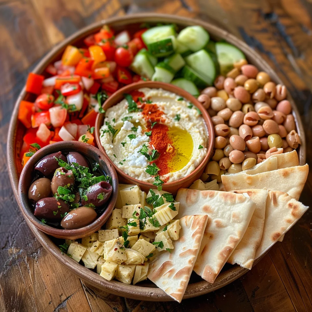 Mediterranean Mezze Tapas Platter – Easy Shareable Appetizer for Parties & Light Meals image 2