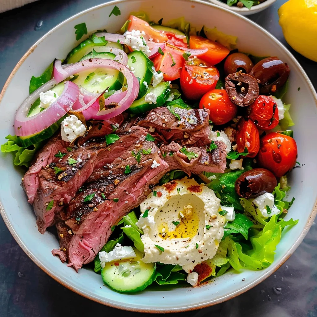 Mediterranean Steak Bowls