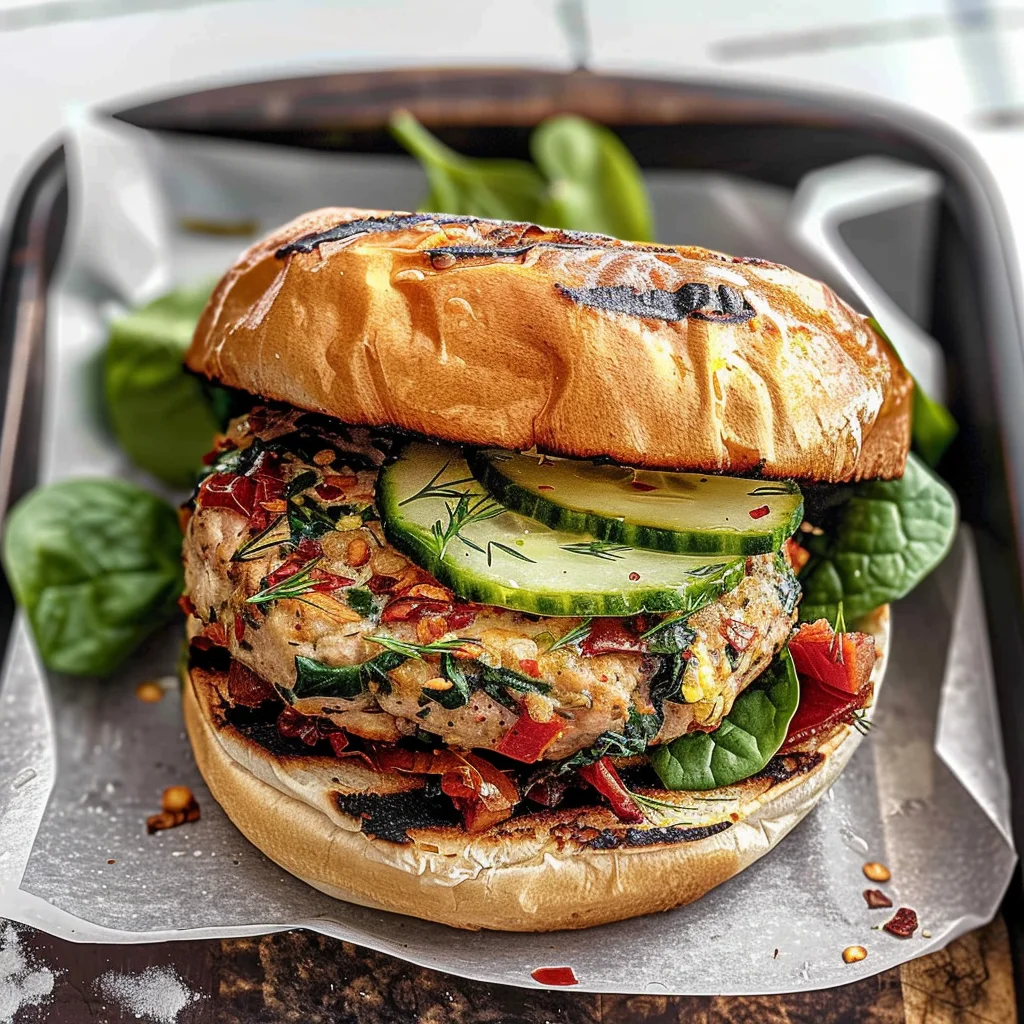 Mediterranean Turkey Burgers