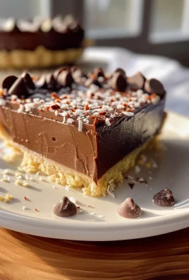 Mint Chocolate Tart (Paleo, Vegan, No Bake)