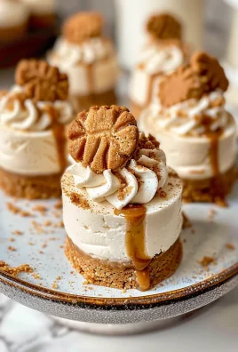 No Bake Mini Biscoff Cheesecakes