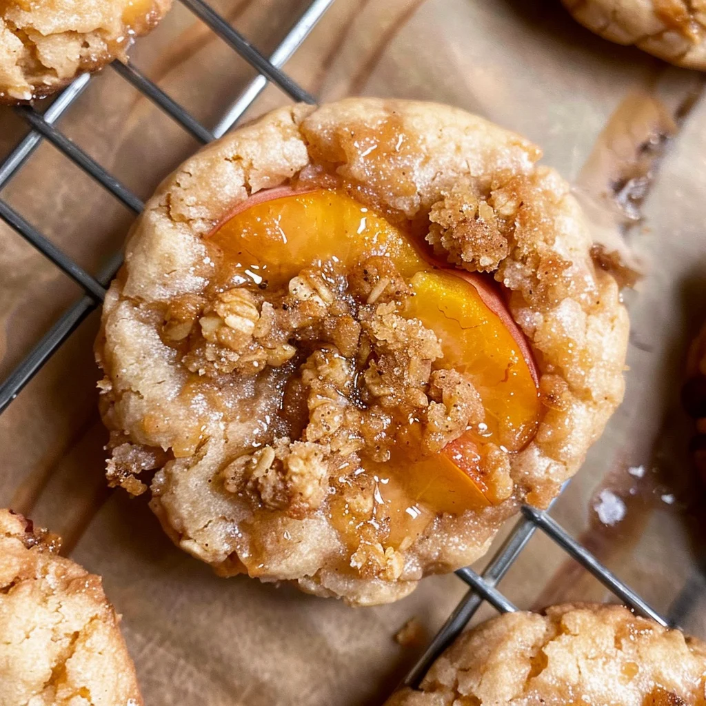 Peach Cobbler Cookies