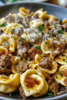 Philly Cheesesteak Tortellini Pasta