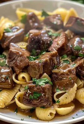 Savory Steak Bites & Pasta