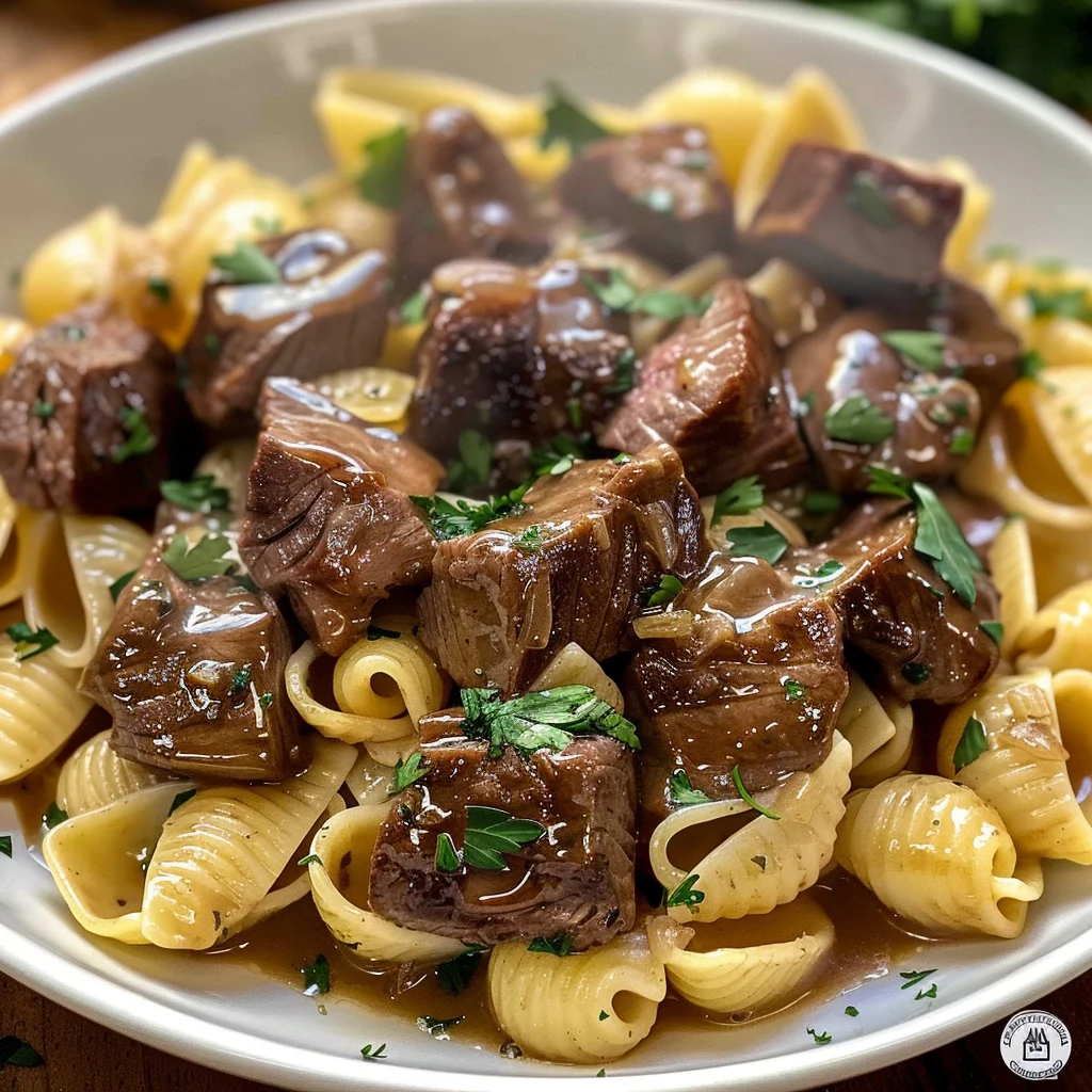 Savory Steak Bites & Pasta
