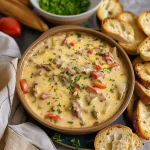 Slow Cooker Philly Cheesesteak Dip