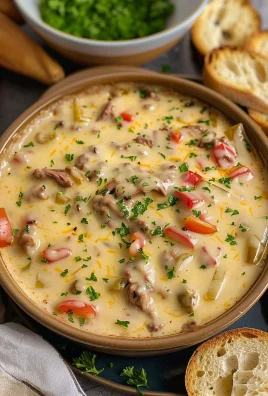Slow Cooker Philly Cheesesteak Dip