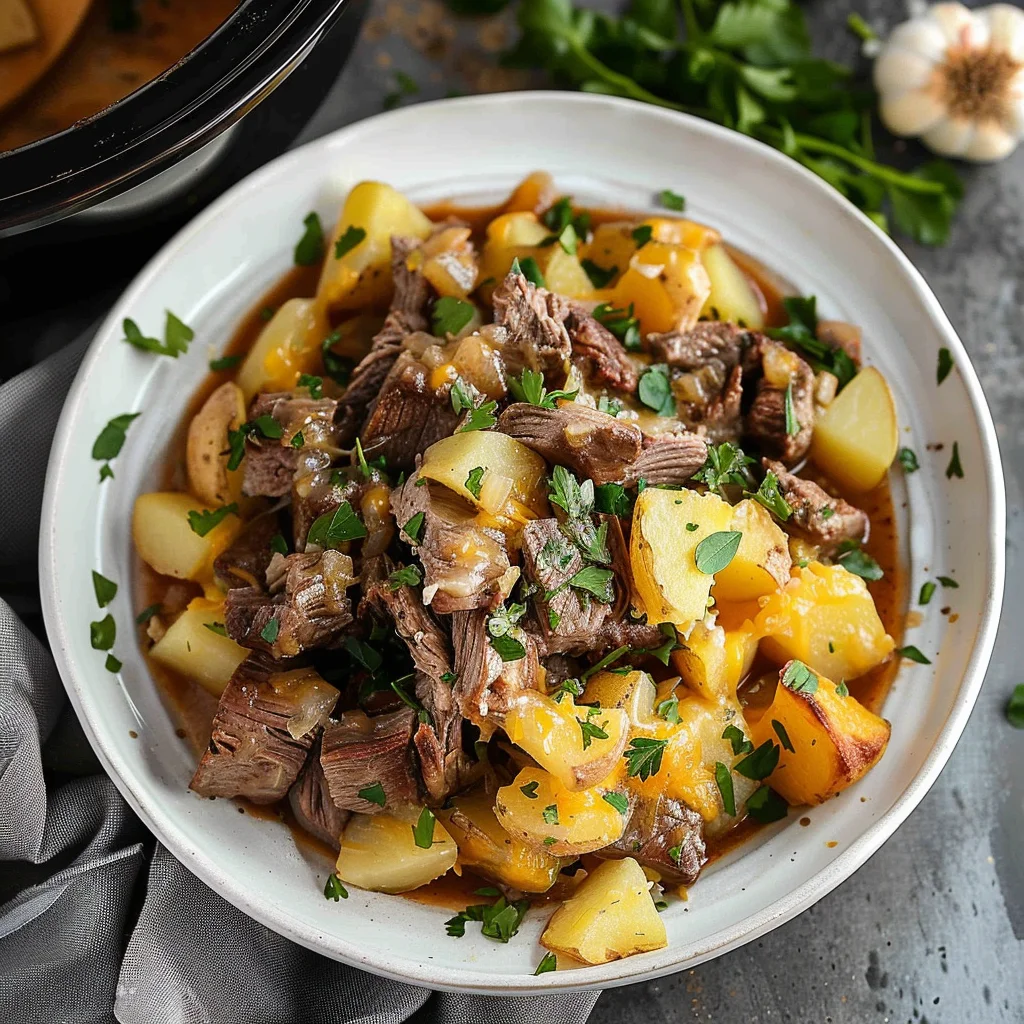 Slow Cooker Steak and Cheddar Potato Casserole: An Incredible Ultimate Recipe