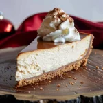 Spiced Chai Cheesecake + Gingersnap Crust